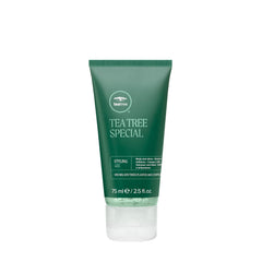 Tea Tree front packaging showing product and size with travel-friendly design and shine benefit
