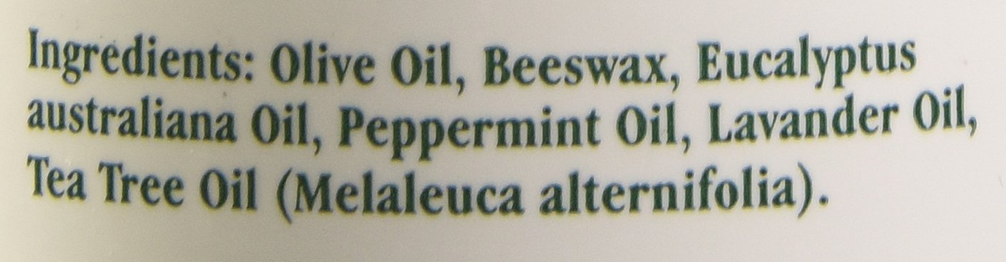 Tea Tree Therapy eucalyptus oil close-up highlighting Australian source and fresh aroma