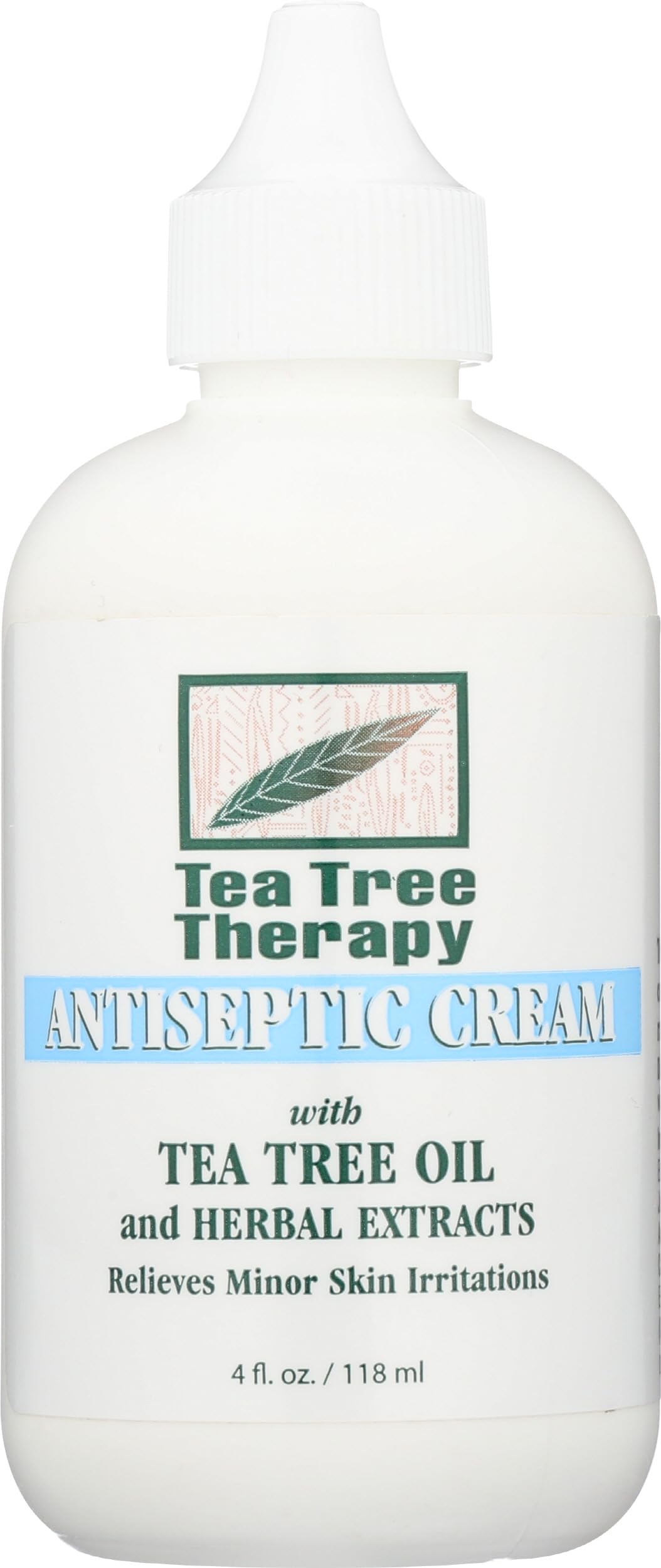 Tea Tree Therapy front packaging showing tube and label, highlighting quick use