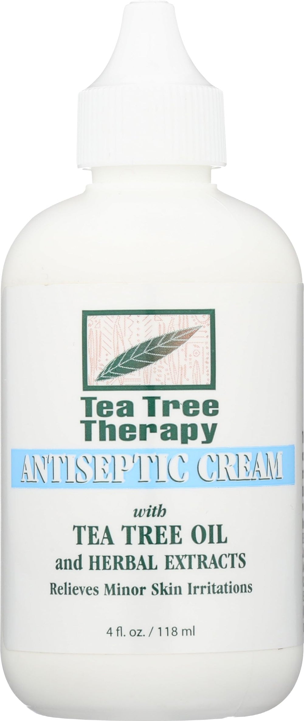 Tea Tree Therapy front packaging showing tube and label, highlighting quick use