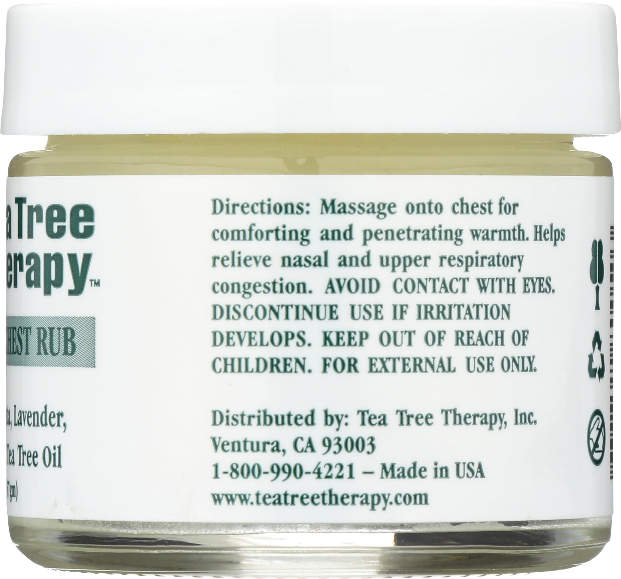 Tea Tree Therapy on nightstand lifestyle scene suggesting bedside use for restful nights
