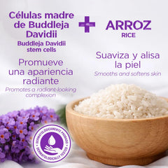 TEATRICAL applied on hand illustrating quick spreadability and moisturizing benefit