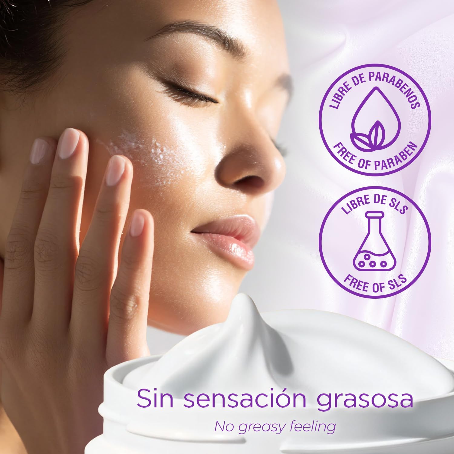 TEATRICAL cream used in morning routine showing natural glow and fresh finish