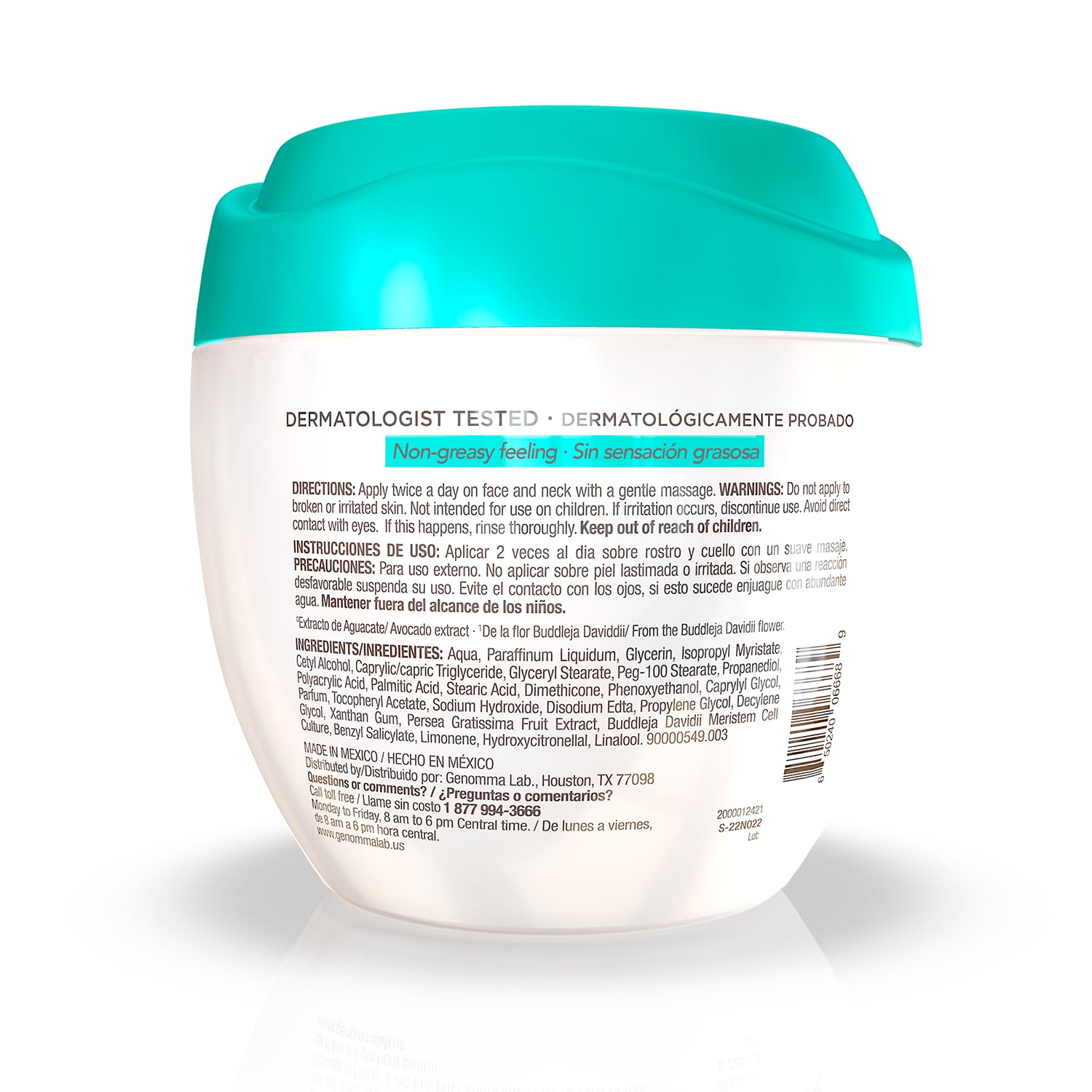 TEATRICAL jar on bathroom vanity in morning routine conveying daily hydration benefit