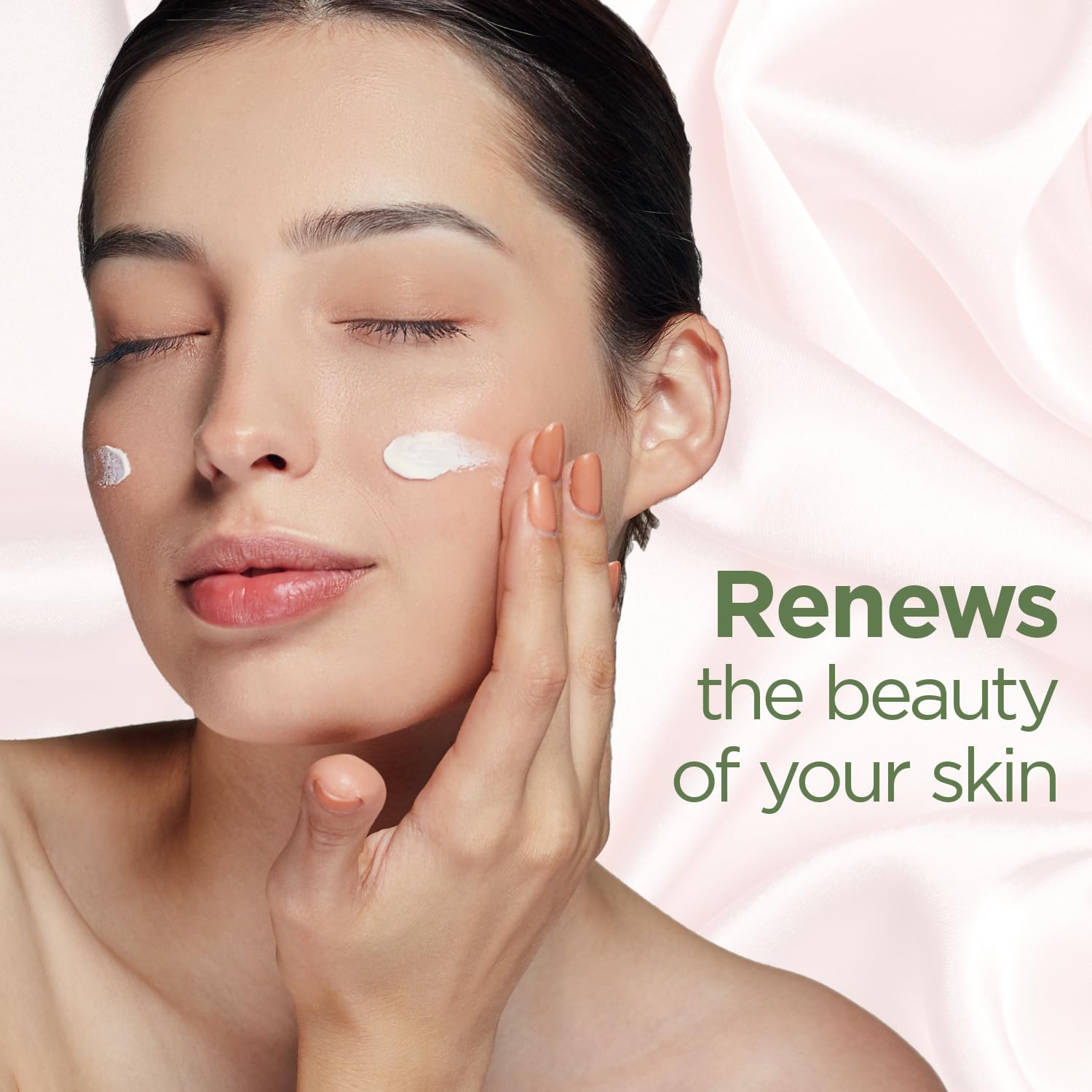 TEATRICAL open jar showing creamy texture and quick-absorbing finish benefits