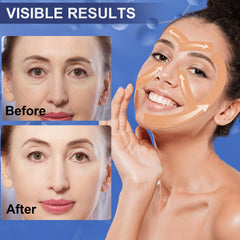 TEAWOO applied along jawline and neck to lift sagging skin and improve contour