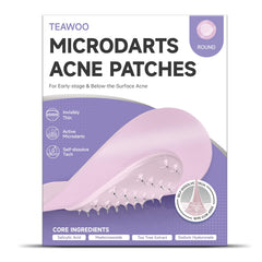 TEAWOO front packaging showing 36 pink patches and brand clarity