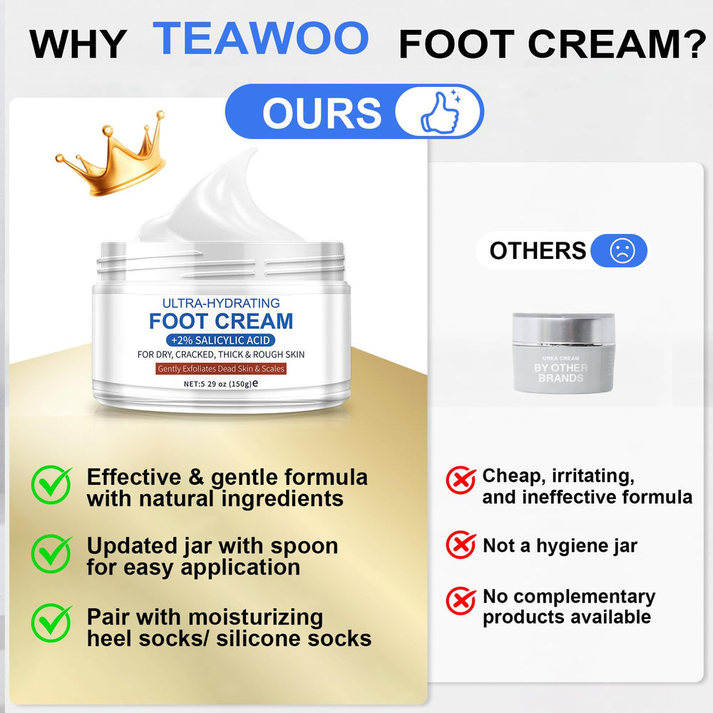 TEAWOO lifestyle footcare routine showing smoother feet after regular use