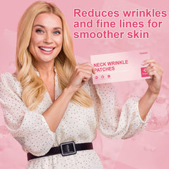 TEAWOO lifestyle image of woman wearing patch for relaxed firming