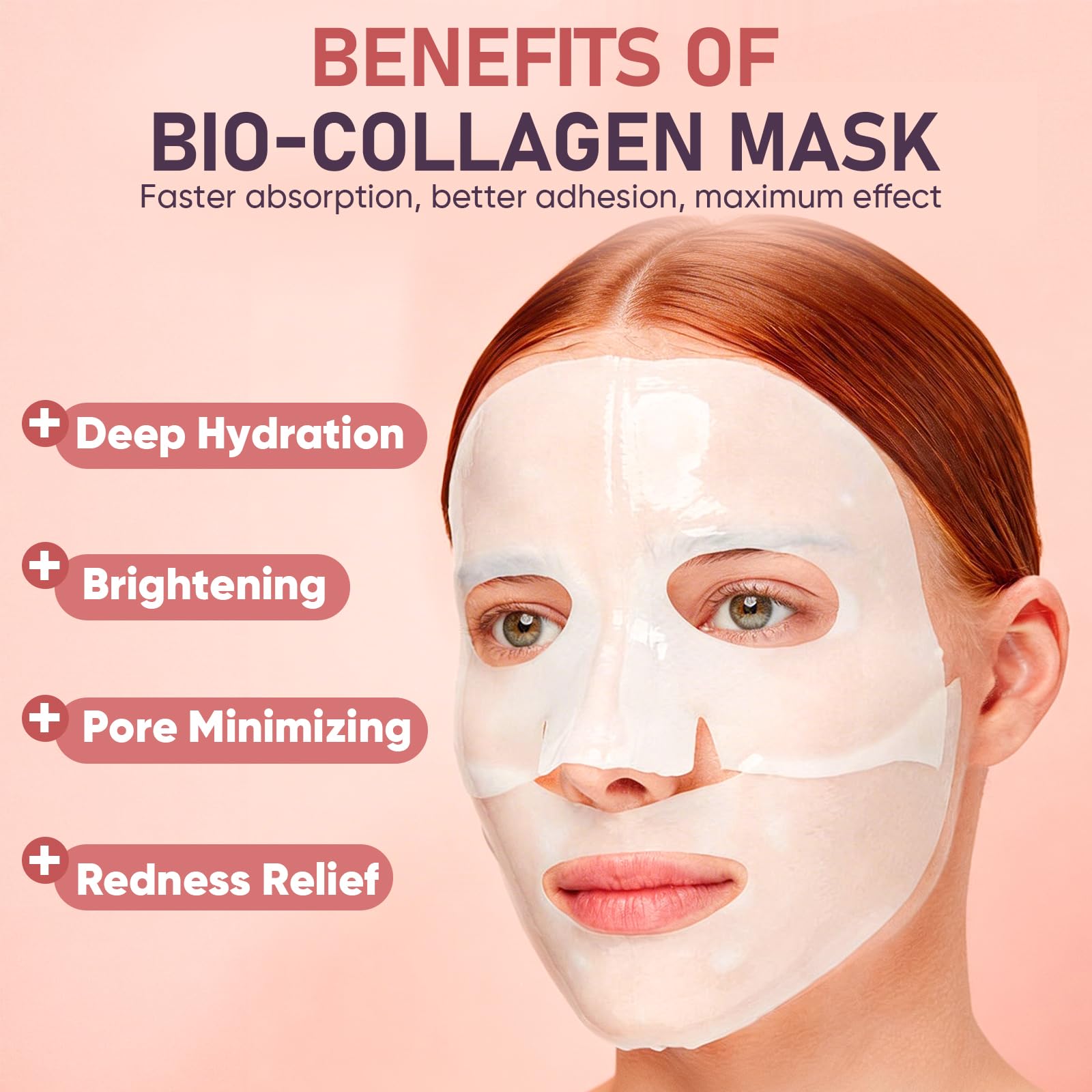 TEAWOO mask applied on face providing long-lasting hydration benefit
