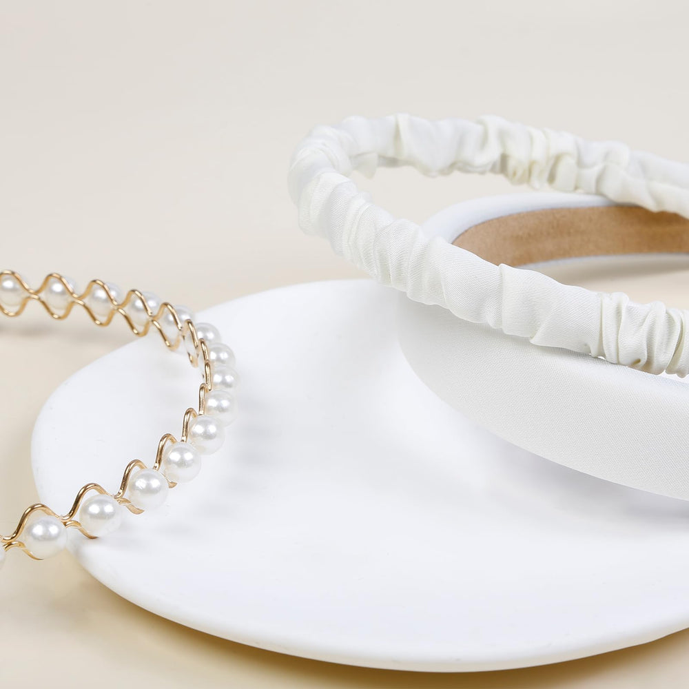 TEBIEKOY headband worn on model demonstrating polished look and everyday ease