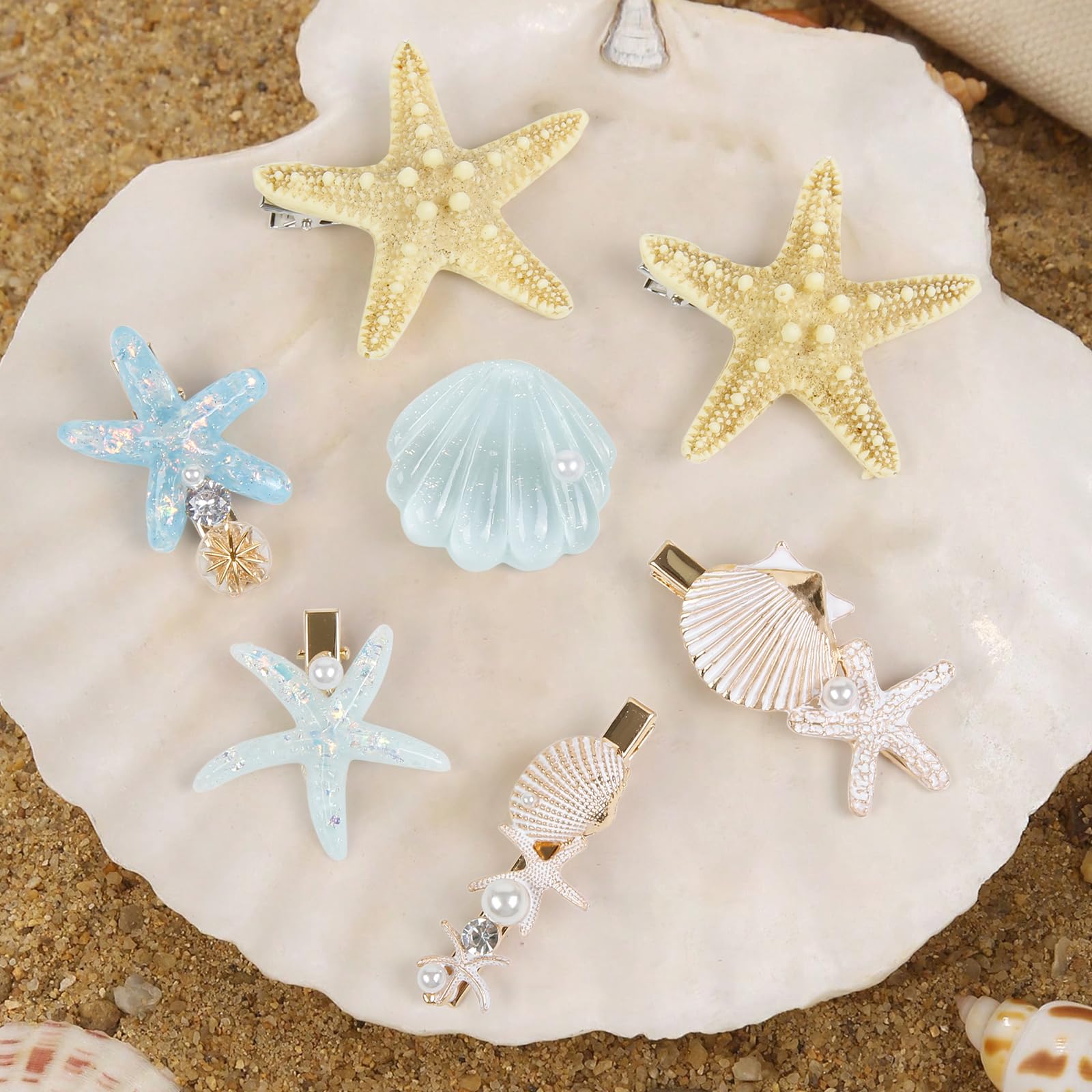 TEBIEKOY clips styled in half-up hair demonstrating secure, pretty hold