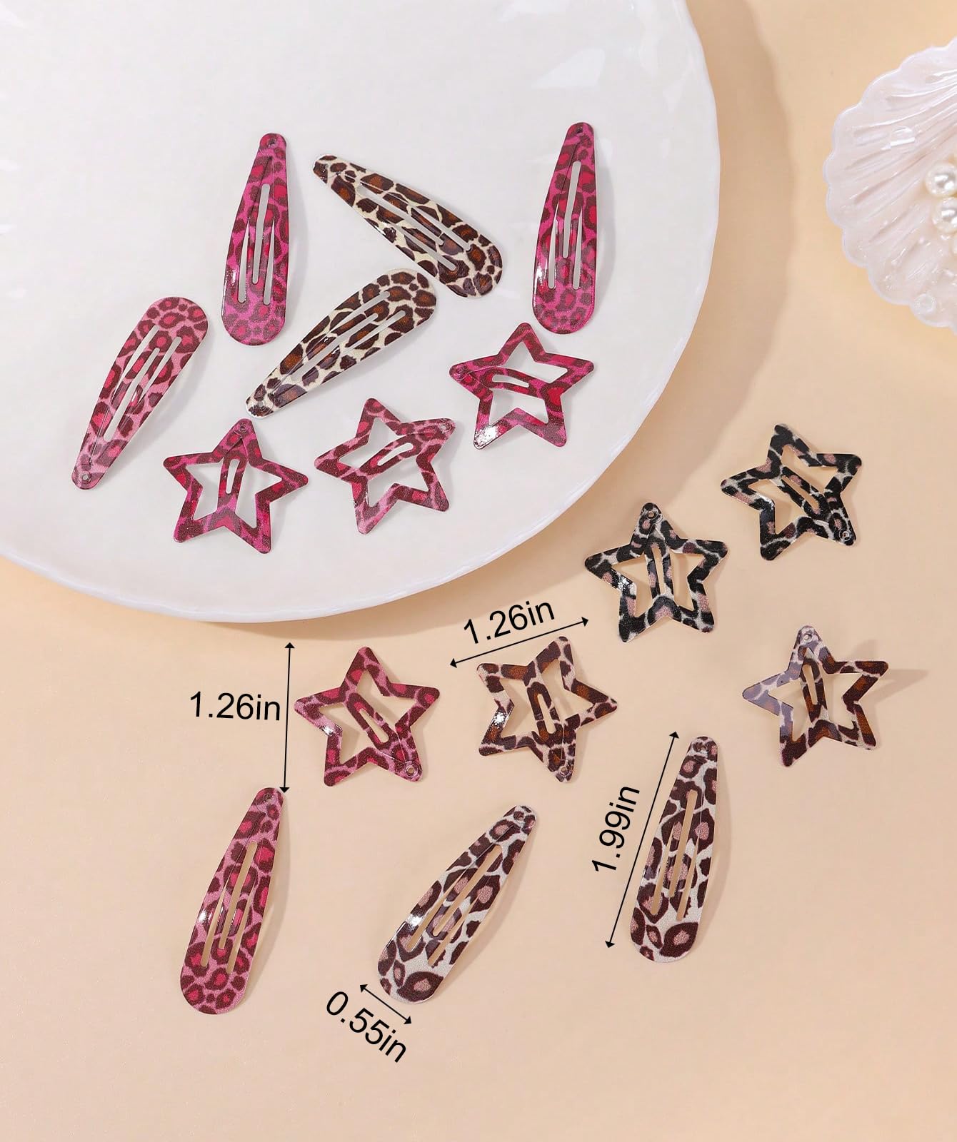 TEBIEKOY clips held in hand to show compact size and easy-carry benefit