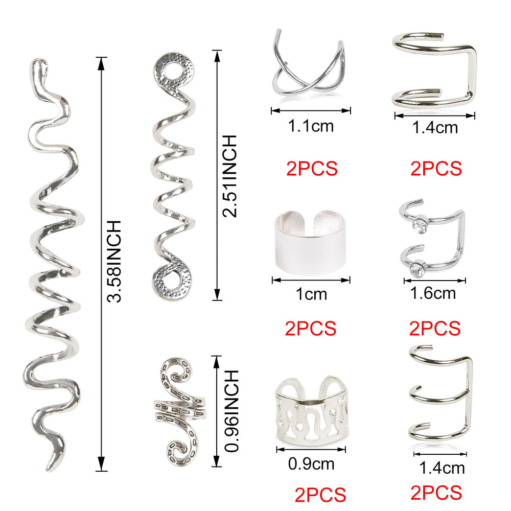 TEBIEKOY used as ear cuff on ear demonstrating non-piercing accessory benefit