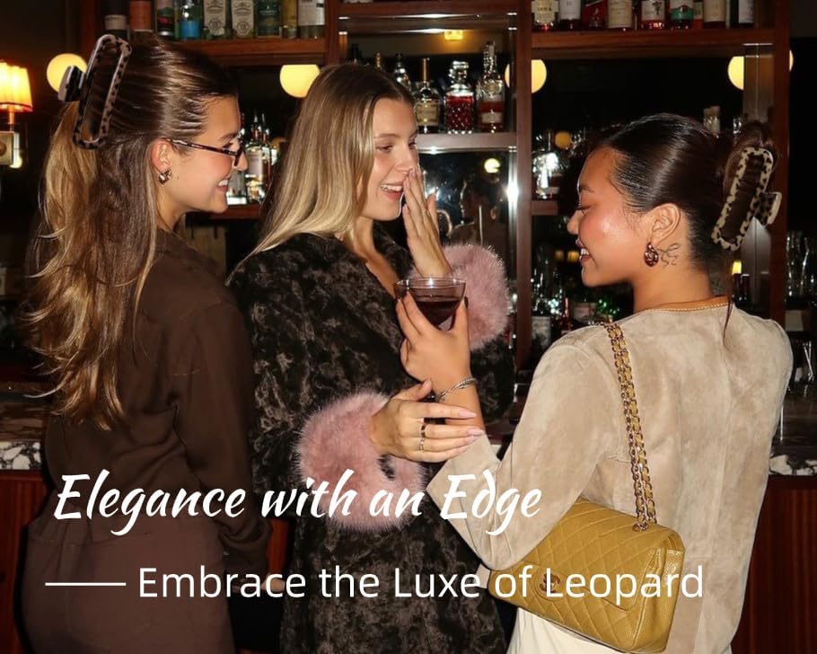 TEBIEKOY leopard print pair styled to add fashionable accent benefit