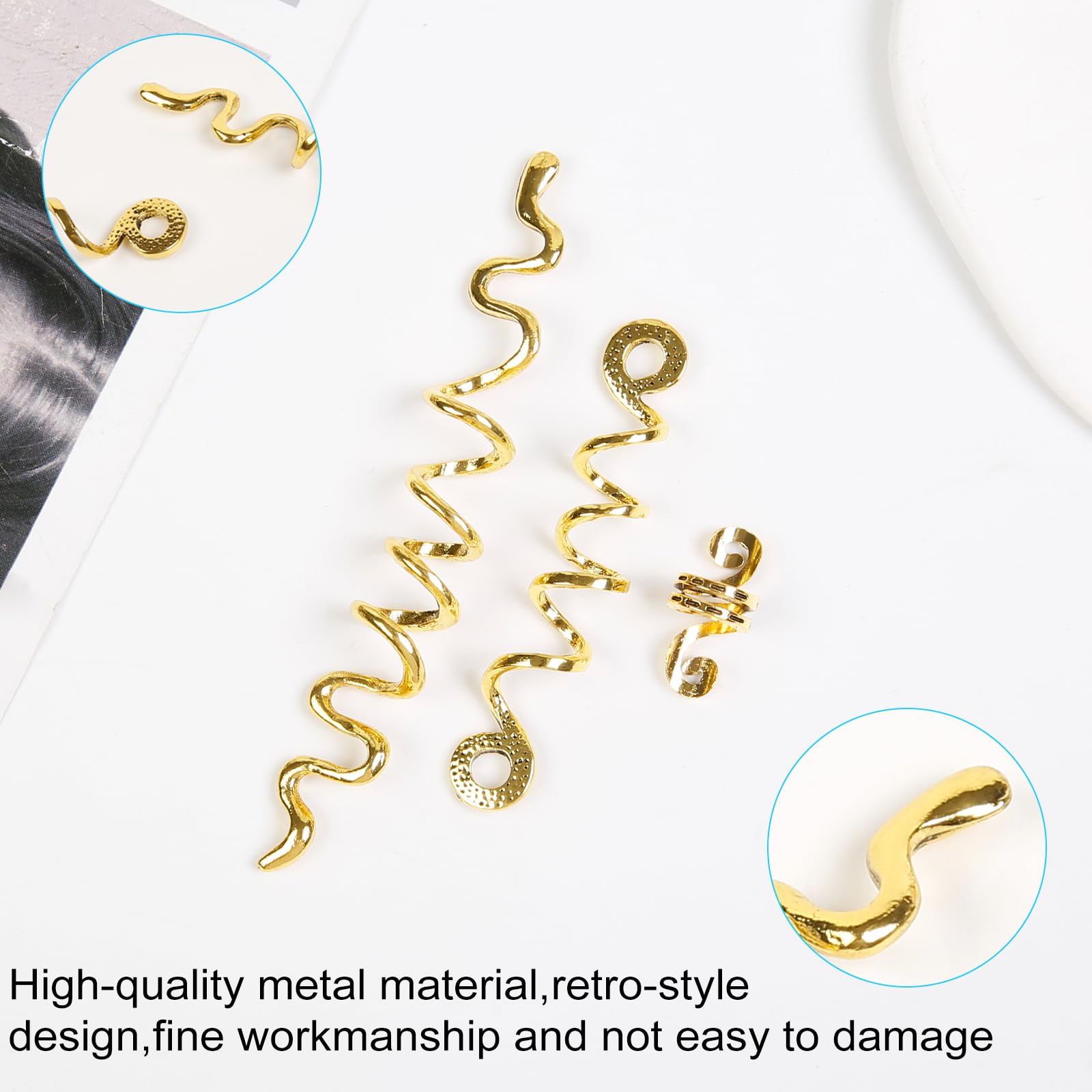 TEBIEKOY clips on braided hair demonstrating instant glamorous styling
