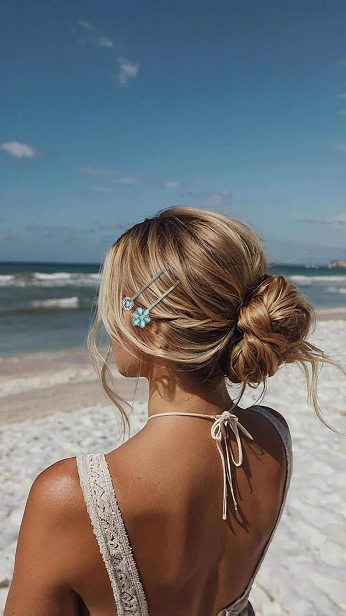 TEBIEKOY pins used in a braided hairstyle, adding decorative hold