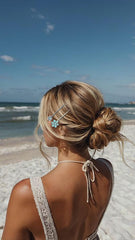 TEBIEKOY pins used in a braided hairstyle, adding decorative hold
