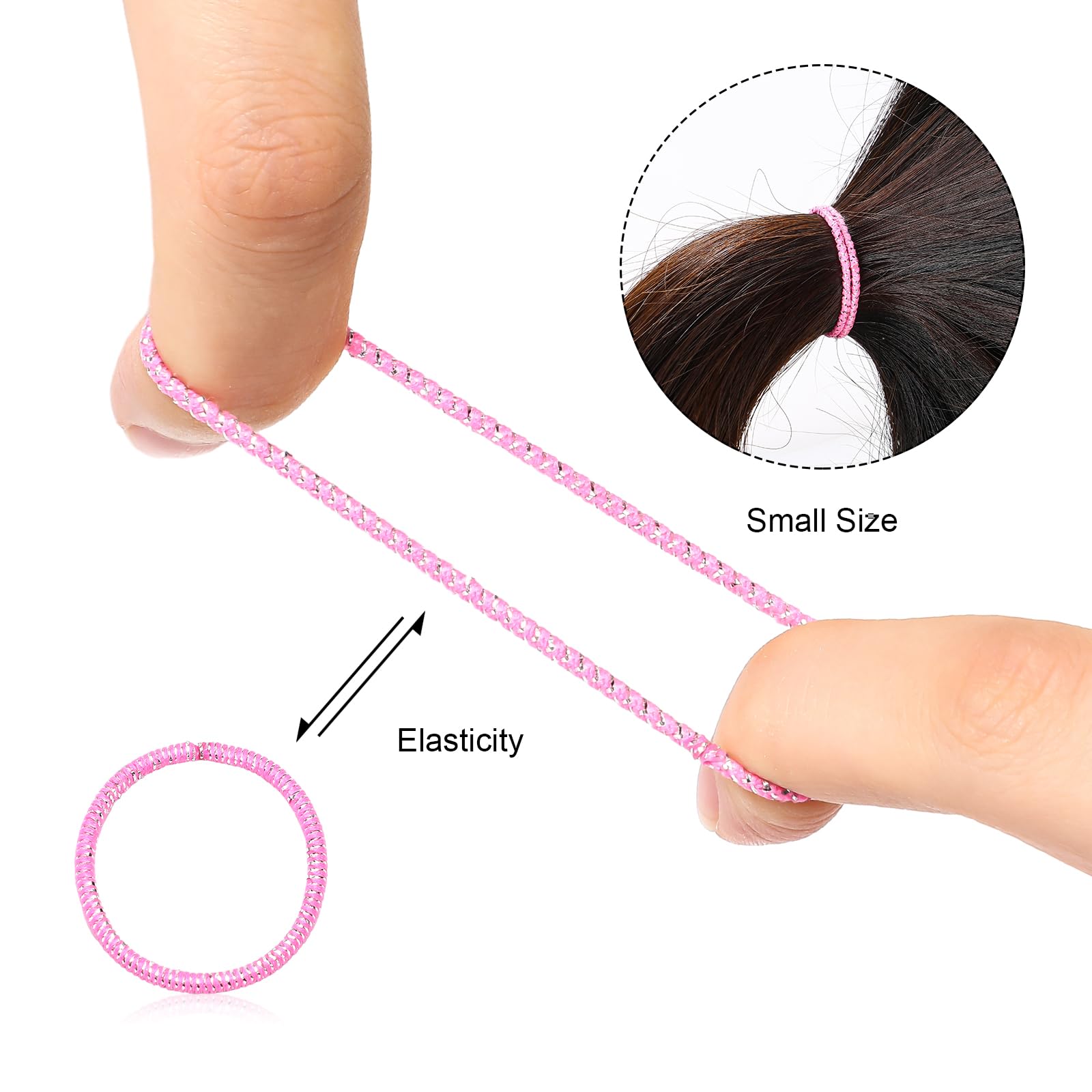 TecUnite band stretched by hand, demonstrating strong elasticity and flexible hold