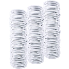 TecUnite front packaging of 200 hair ties showing assortment and convenience