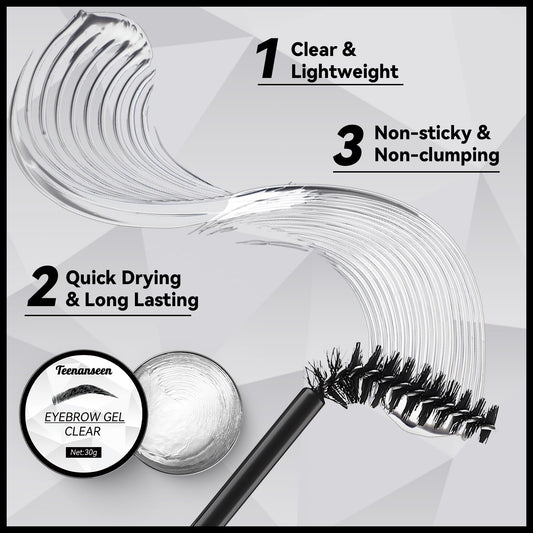 Teenanseen gel texture close-up highlights lightweight, non-sticky finish