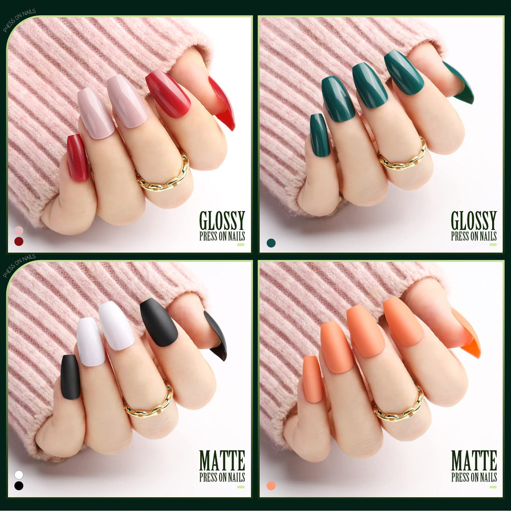 Teenitor adhesive tabs and tools laid out for gentle, reusable nail attachment
