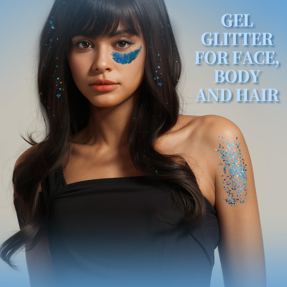 Teenitor double-sided applicators with glitter demonstrating precise placement benefit