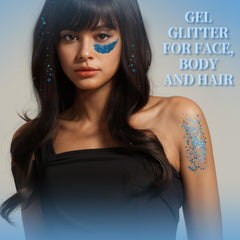 Teenitor double-sided applicators with glitter demonstrating precise placement benefit