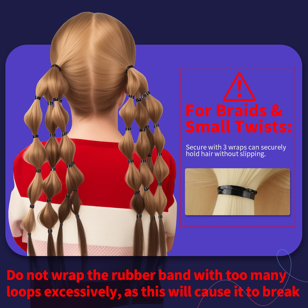 Teenitor mini bands in hand to show scale and quantity