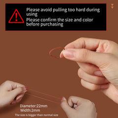 Teenitor bands on hand showing size and easy handling benefit