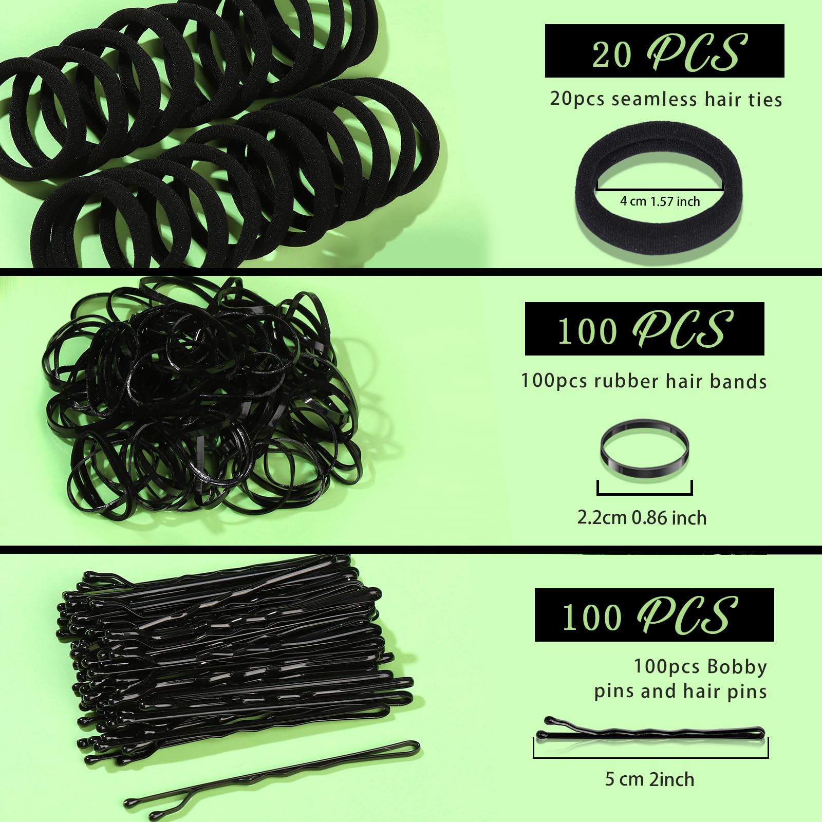 Teenitor bobby pins close-up showing waves and rounded tips for secure hold