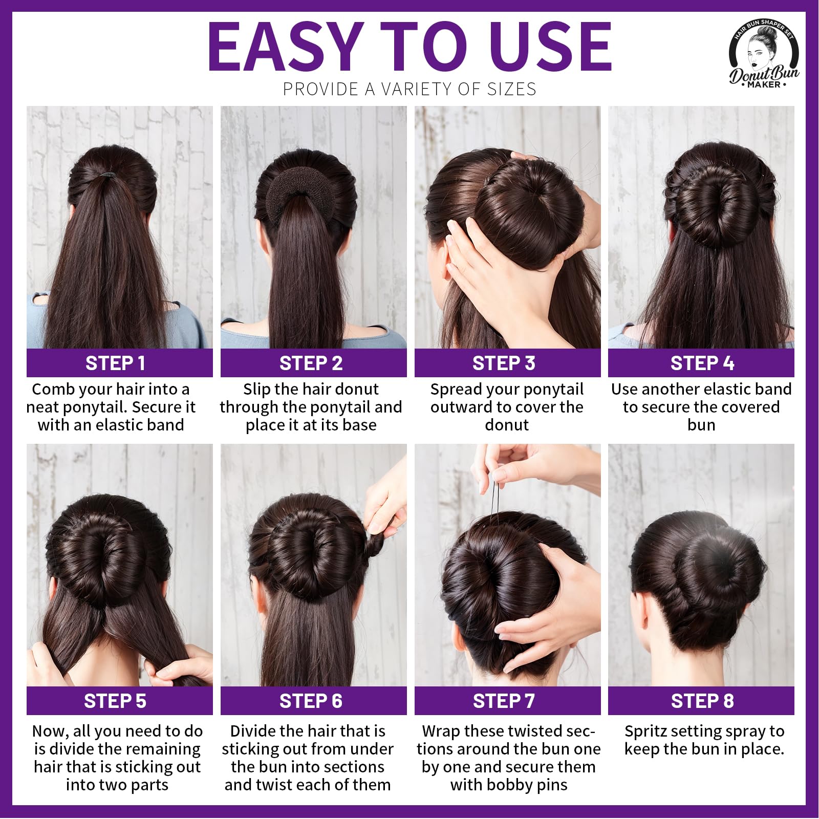 Teenitor bun maker used by a girl at dance class creating a secure ballet bun