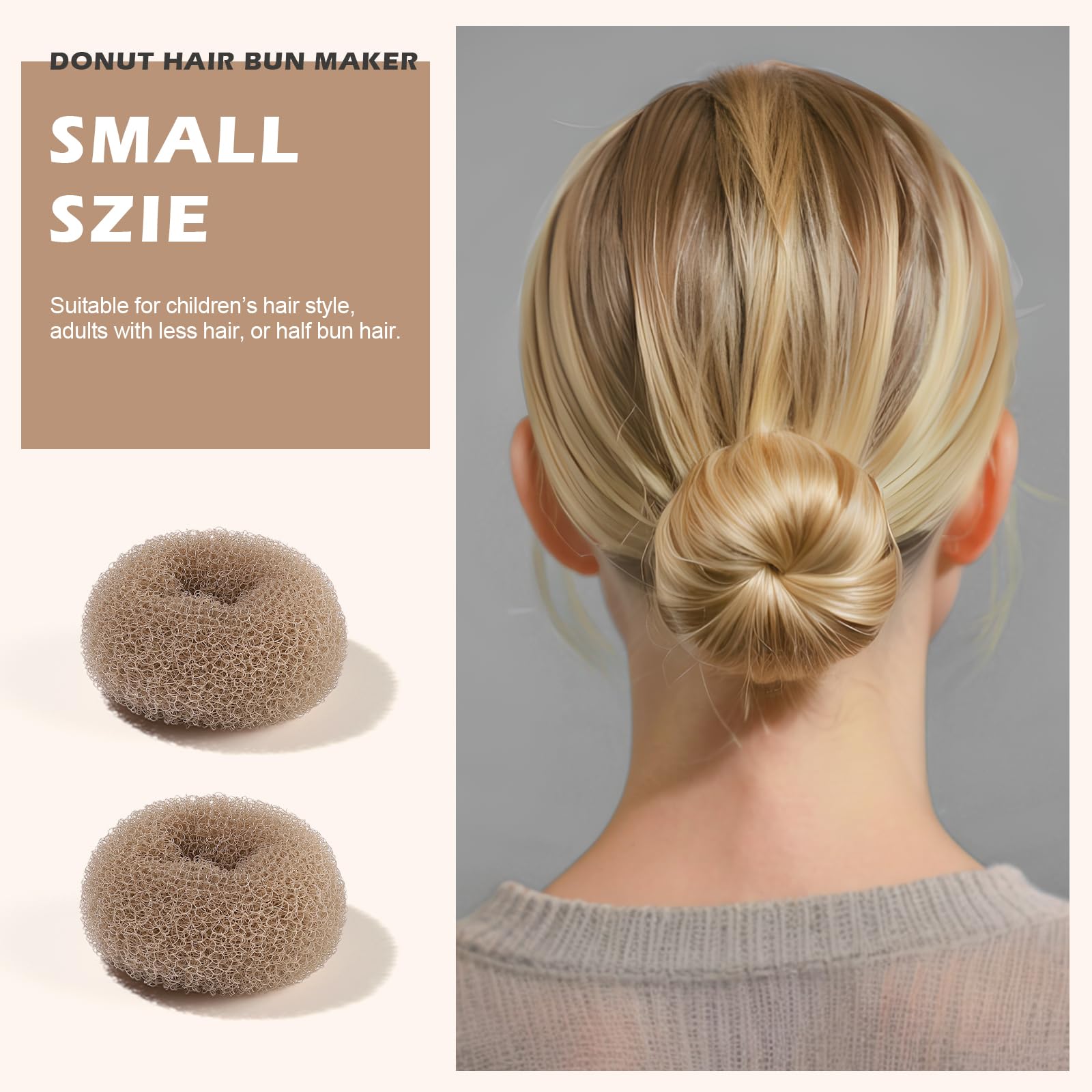 Teenitor bun in use on model demonstrating polished updo and time-saving result