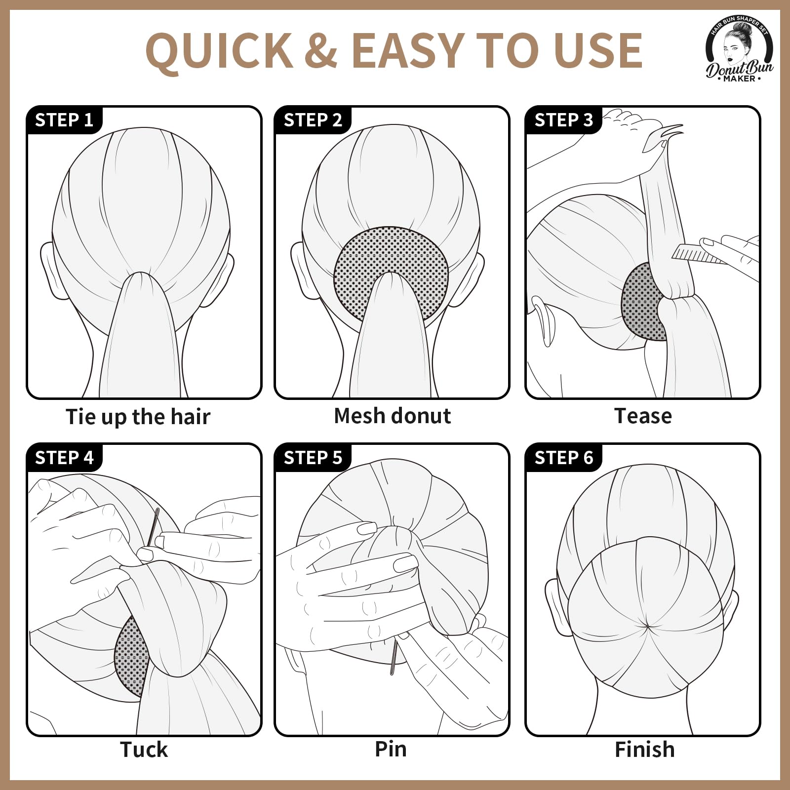 Teenitor bun maker in use on a ballet dancer providing neat, performance-ready bun