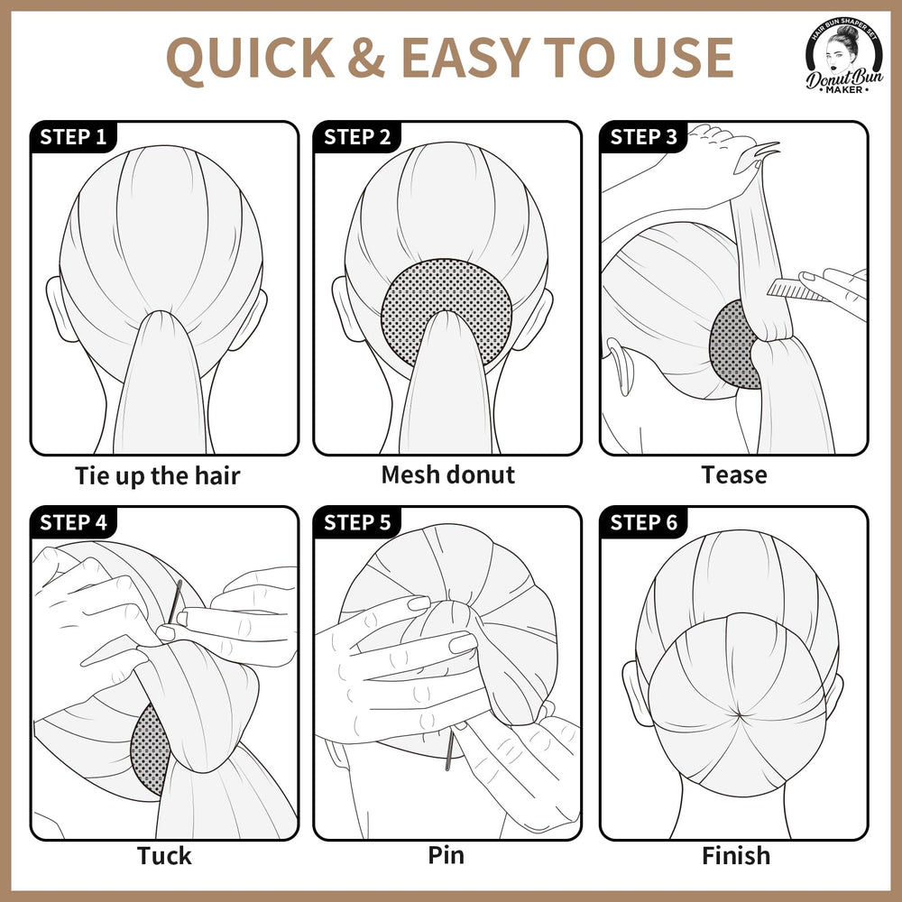 Teenitor bun maker in use on a ballet dancer providing neat, performance-ready bun