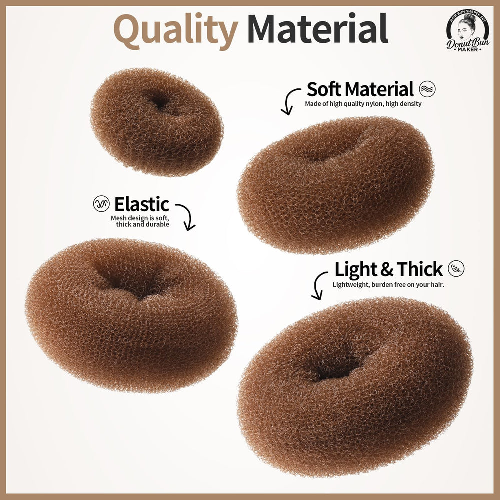Teenitor array of four donut sizes demonstrating styling options and volume control
