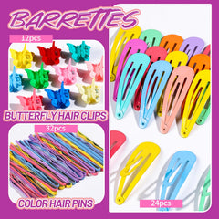 Teenitor butterfly clips and barrettes displayed to add playful style accents