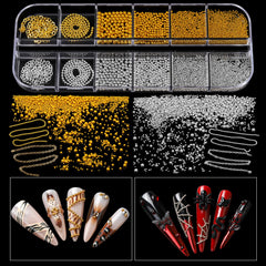 Teenitor caviar beads and chains close-up illustrating texture options for depth