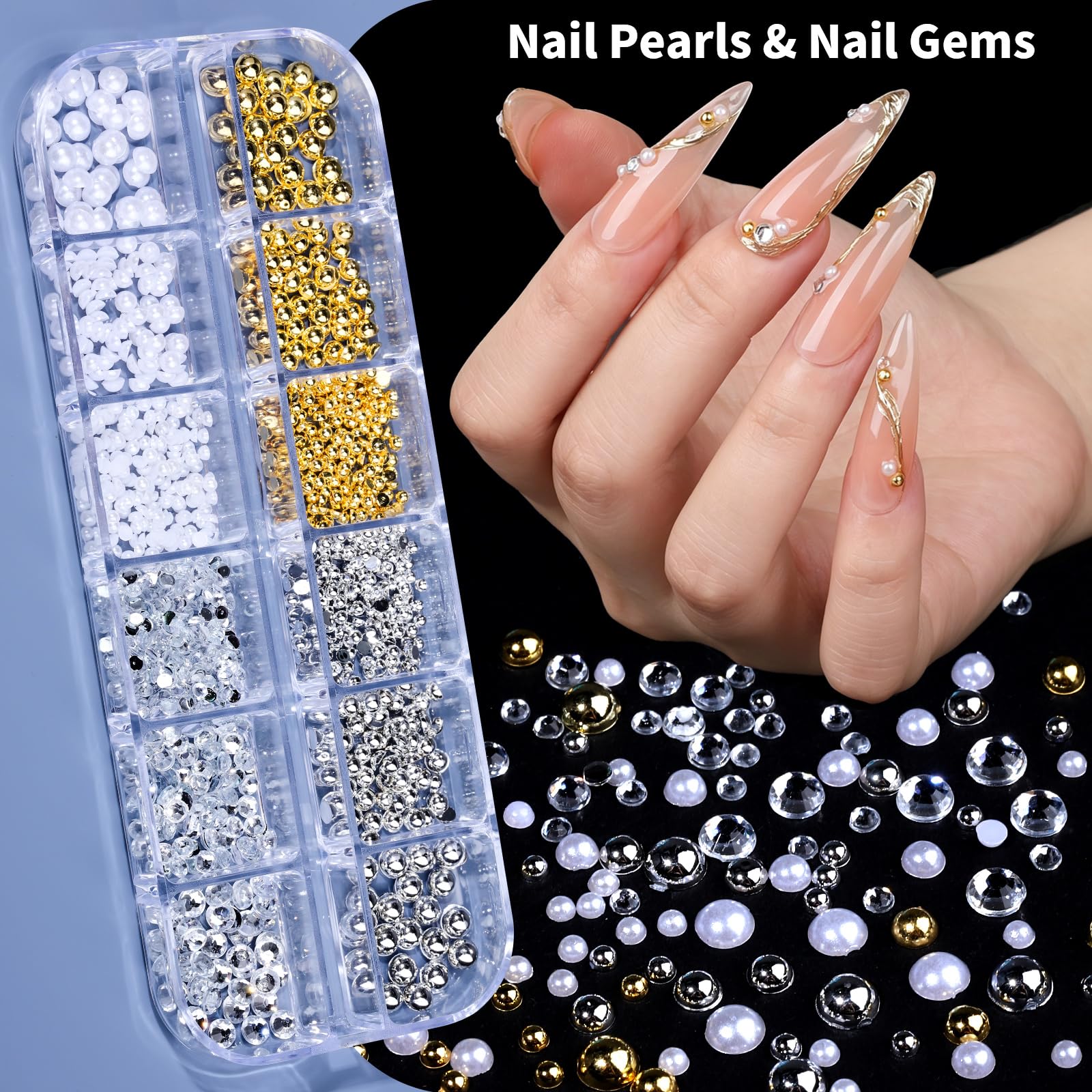 Teenitor assorted charms and caviar beads laid out showing creative design options