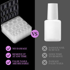 Teenitor clear and yellow tabs side-by-side showing discreet look