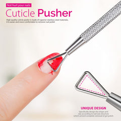 Teenitor soak-off clips in use holding pads on nails for hands-free gel removal