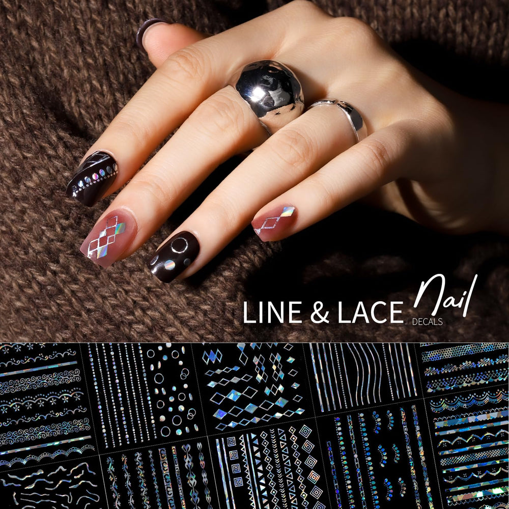 Teenitor close-up laser silver texture highlighting holographic shine