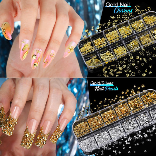 Teenitor close-up of colorful rhinestones highlighting sparkle for bold nails