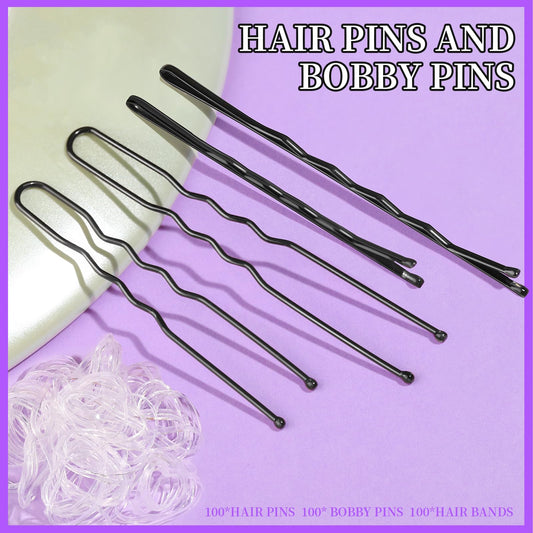 Teenitor close-up of waved bobby pin demonstrating secure grip