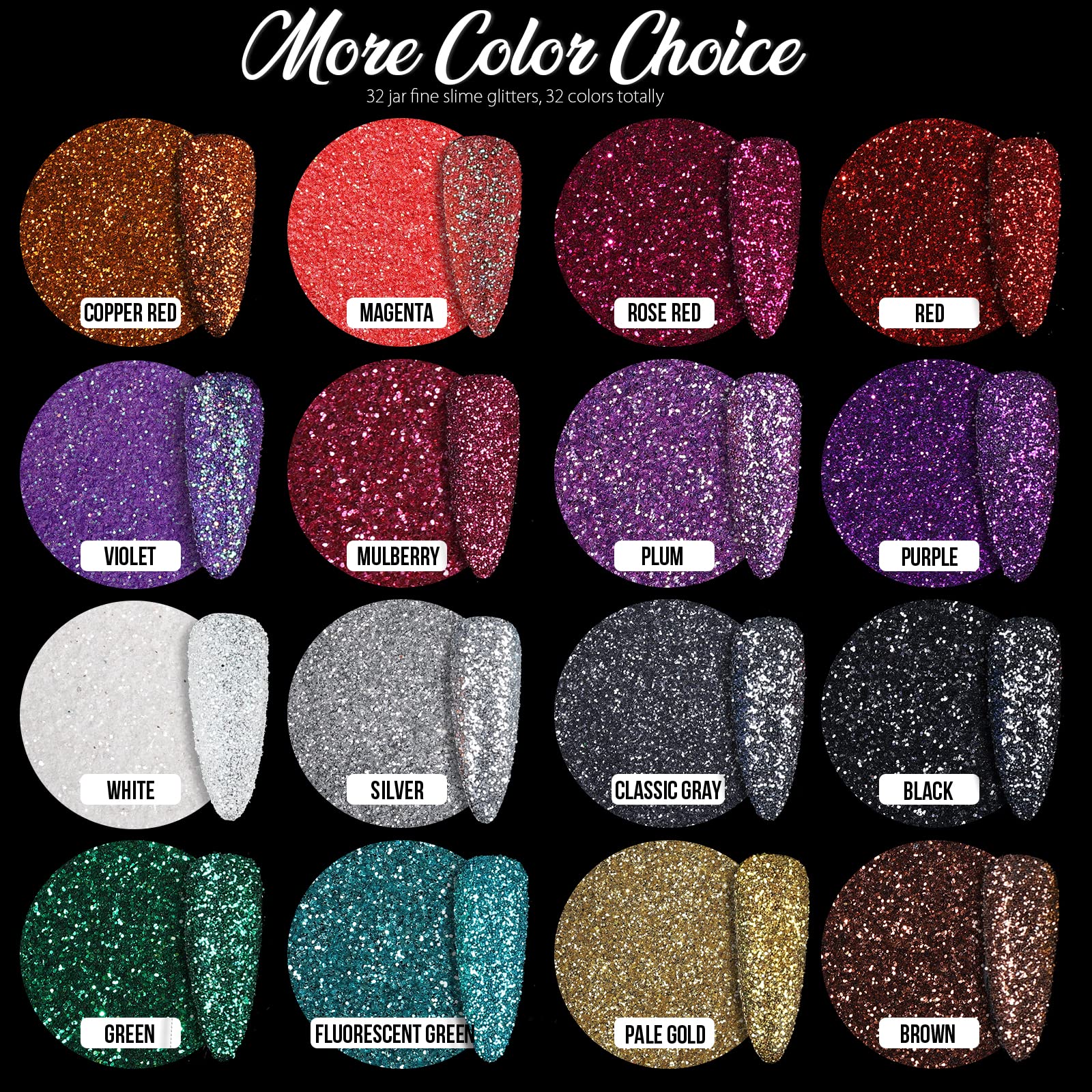 Teenitor flatlay of selected colors demonstrating palette range and mixing options