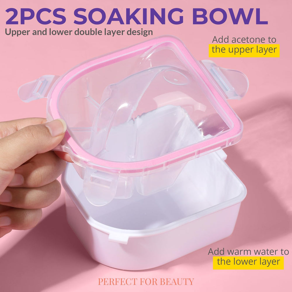 Teenitor double-layer acetone-proof bowl close-up showing safe soak design