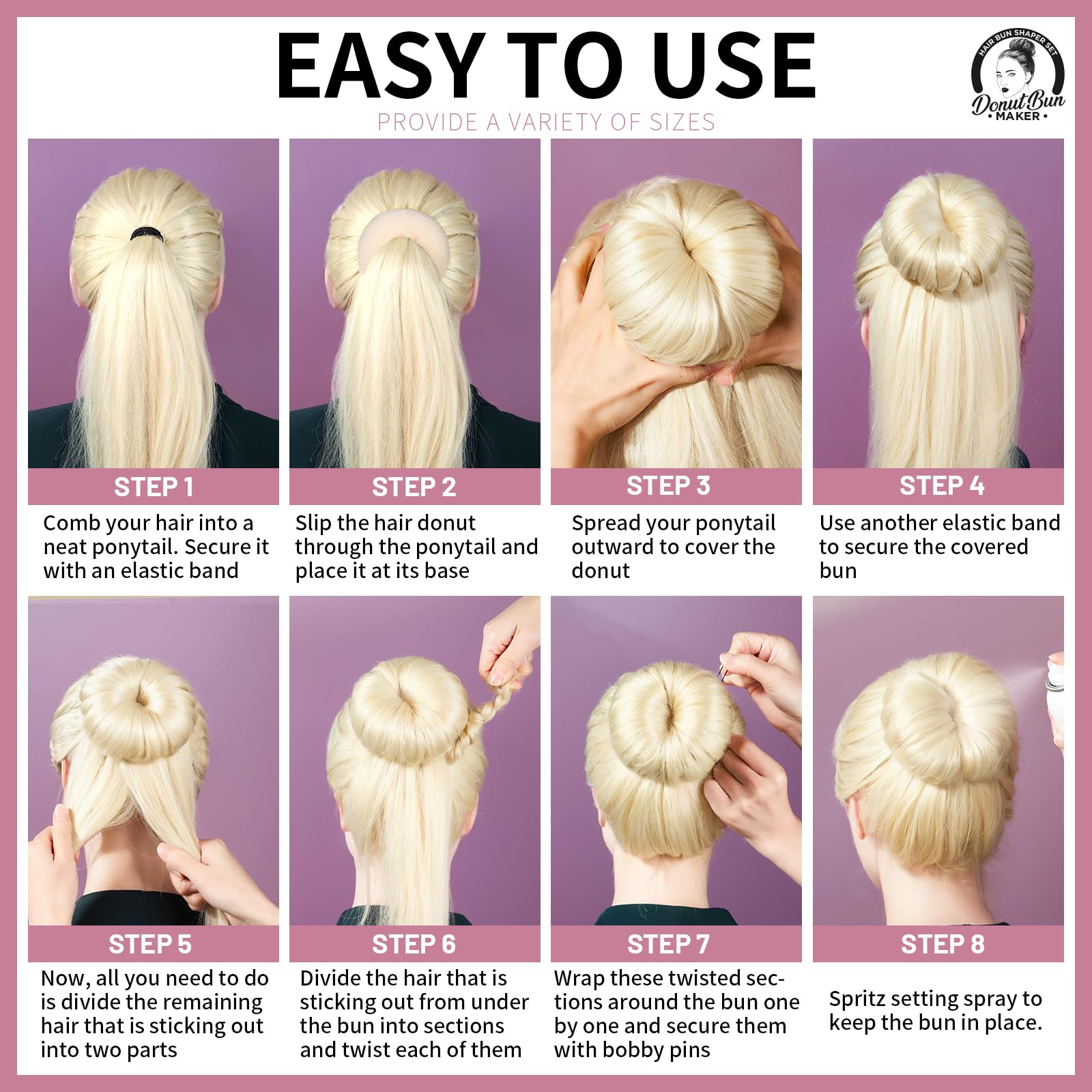 Teenitor extra large bun example creating voluminous updo for thick hair benefit