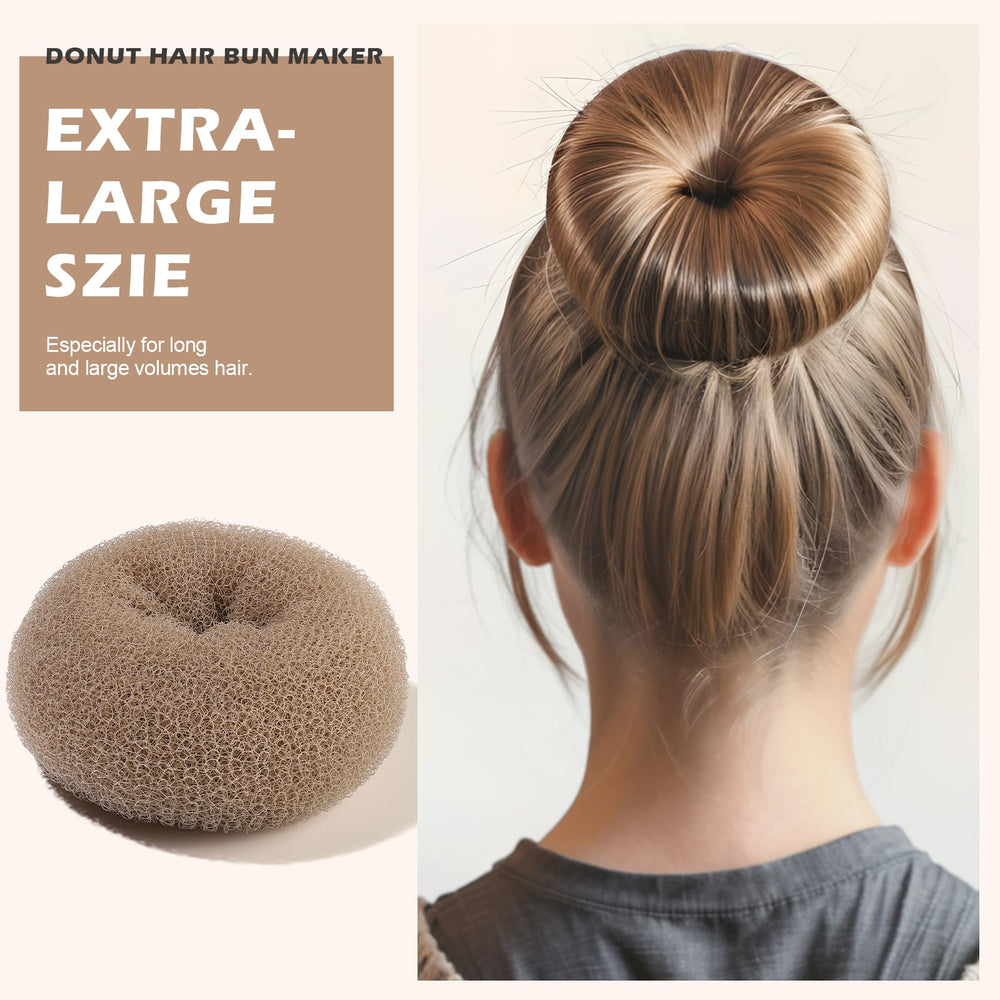 Teenitor extra-large donut close-up showing foam structure for maximum volume