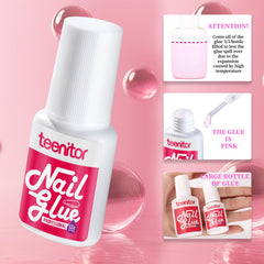 Teenitor nail file and buffer set showing smooth finish benefit