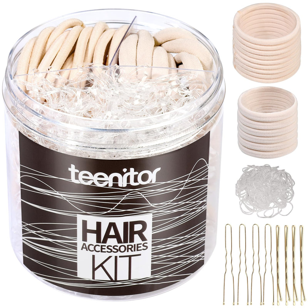 Teenitor front packaging showing full beige accessories kit and organized container for convenience